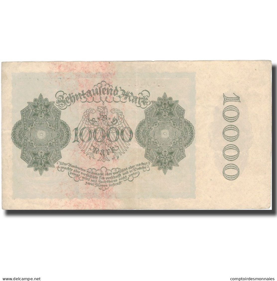 Billet, Allemagne, 10,000 Mark, 1922, 1922-01-19, KM:71, TTB - 10.000 Mark