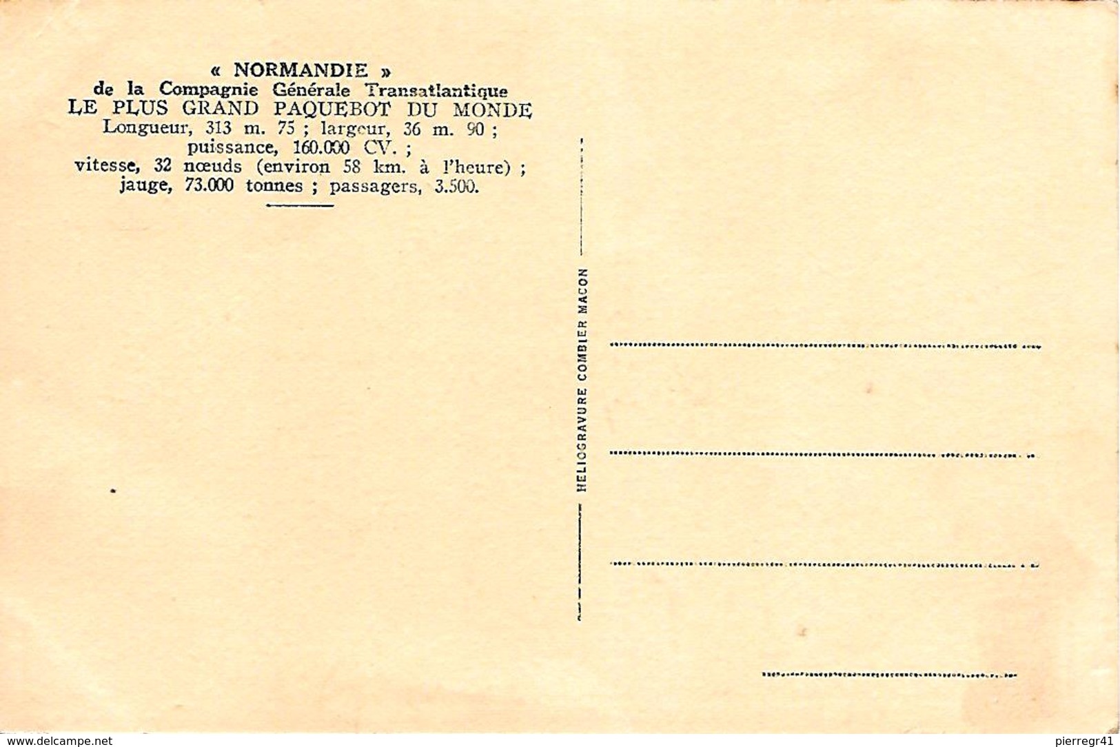 CPA-1935-PAQUEBOT-NORMANDIE-Evoluant Dans Le Bassin De Marée-Edit Fernez- TBE-RARE - Paquebots