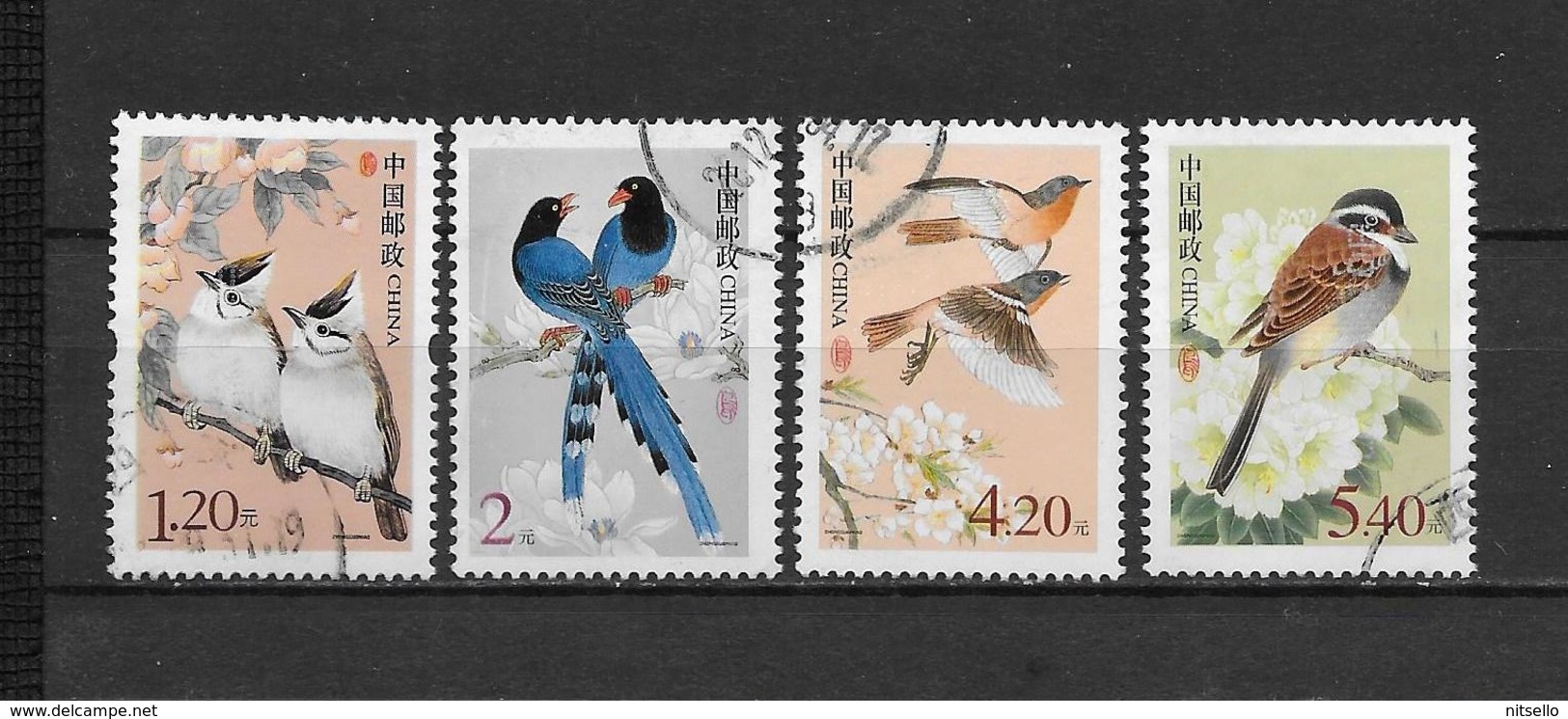 LOTE 1798   ///  (C120)   CHINA 2002  AVES  LUXE     ¡¡¡ OFERTA !!!! - Used Stamps