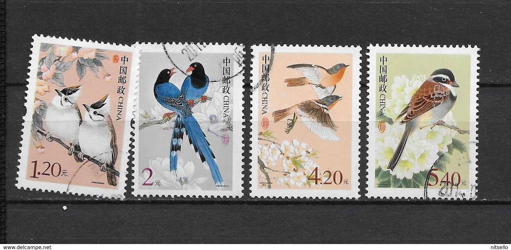 LOTE 1798   ///  (C120)   CHINA 2002  AVES  LUXE     ¡¡¡ OFERTA !!!! - Used Stamps