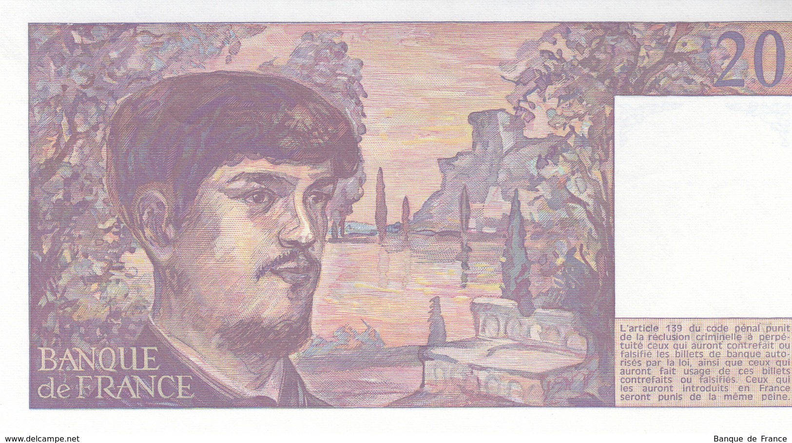 Billet 20 F Debussy 1988 FAY 66.09 Alph. S.023 NEUF - 20 F 1980-1997 ''Debussy''