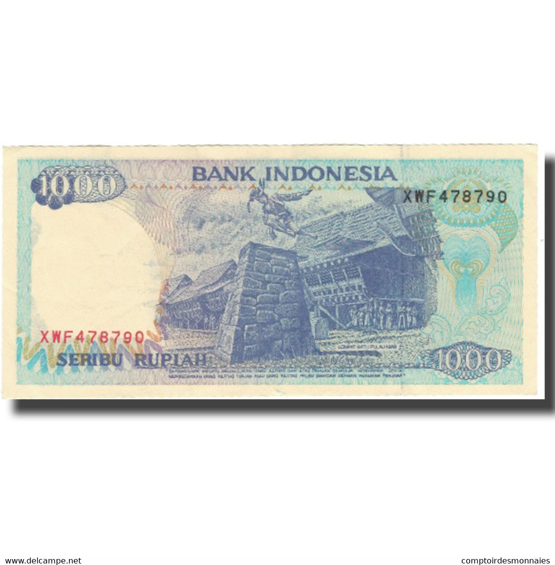 Billet, Indonésie, 1000 Rupiah, 1992, 1992, KM:129g, TTB+ - Indonésie