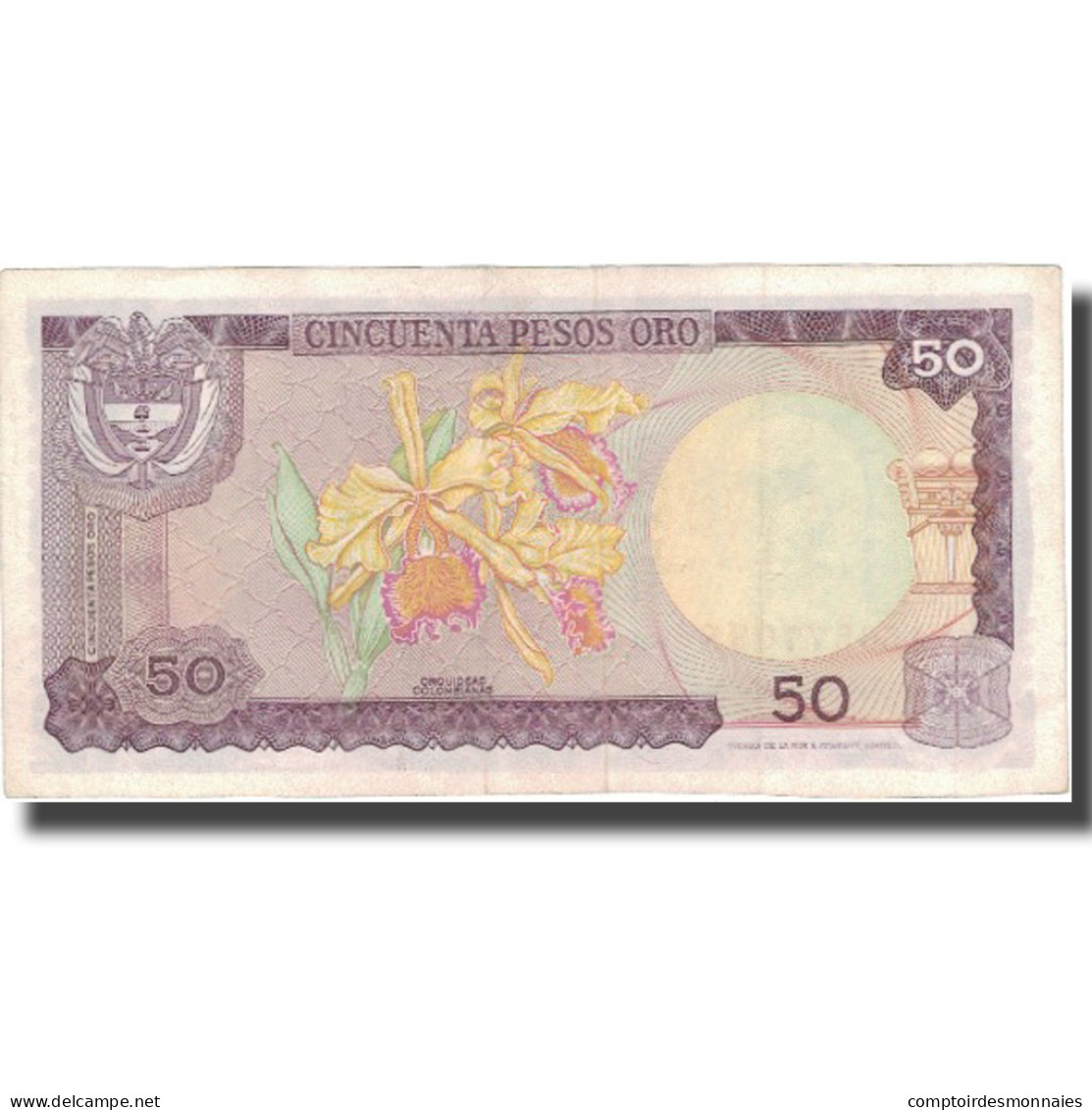 Billet, Colombie, 50 Pesos Oro, 1973, 1973-07-20, KM:414, TTB - Colombie