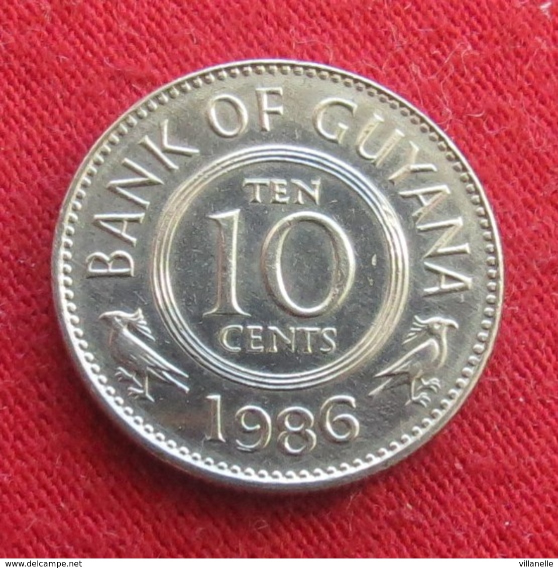 Guyana 10 Cents 1986 KM# 33 Guiana - Guyana