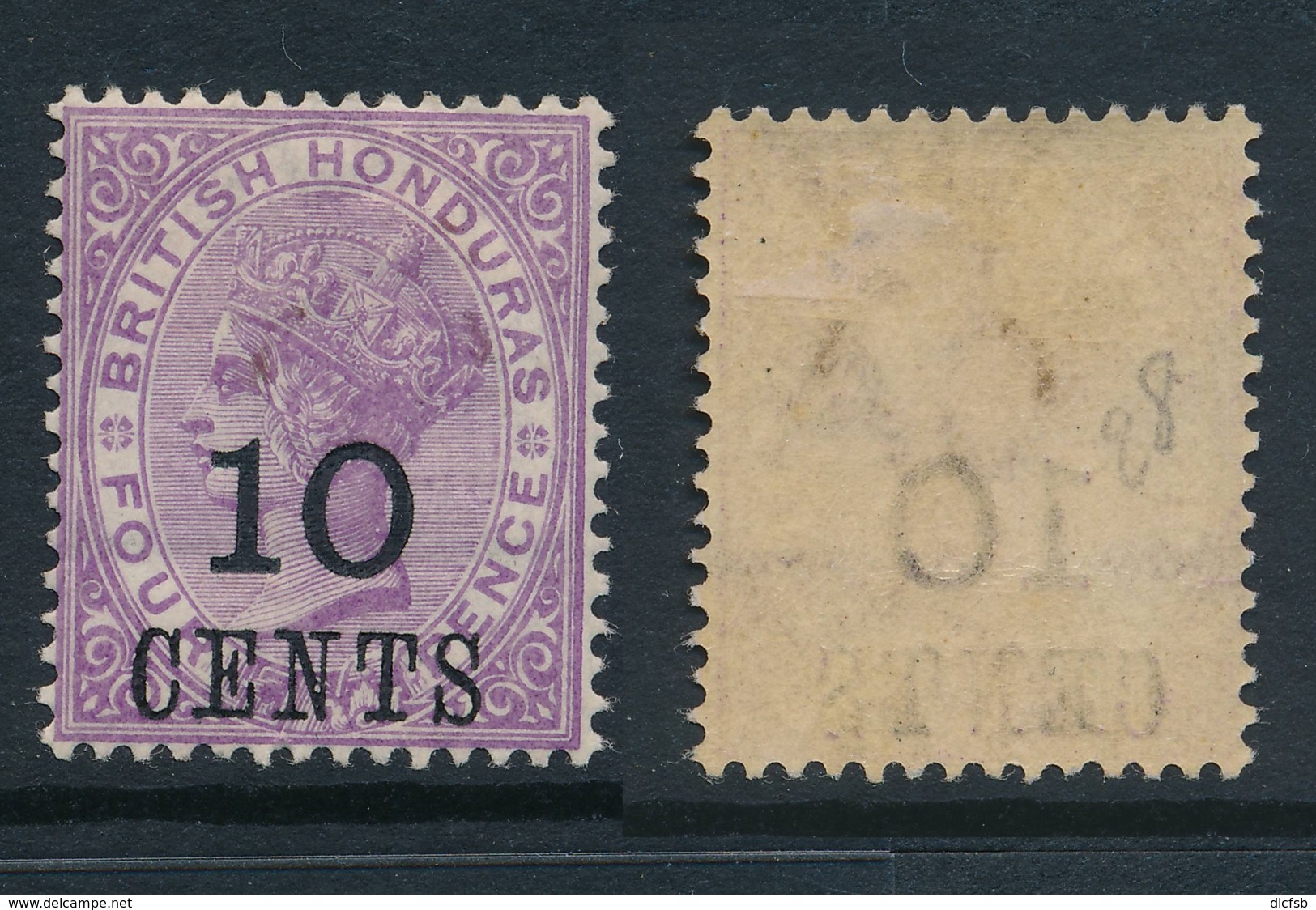 BRITISH HONDURAS, 1891 10c Superb MM, SG40, Cat £27 - British Honduras (...-1970)