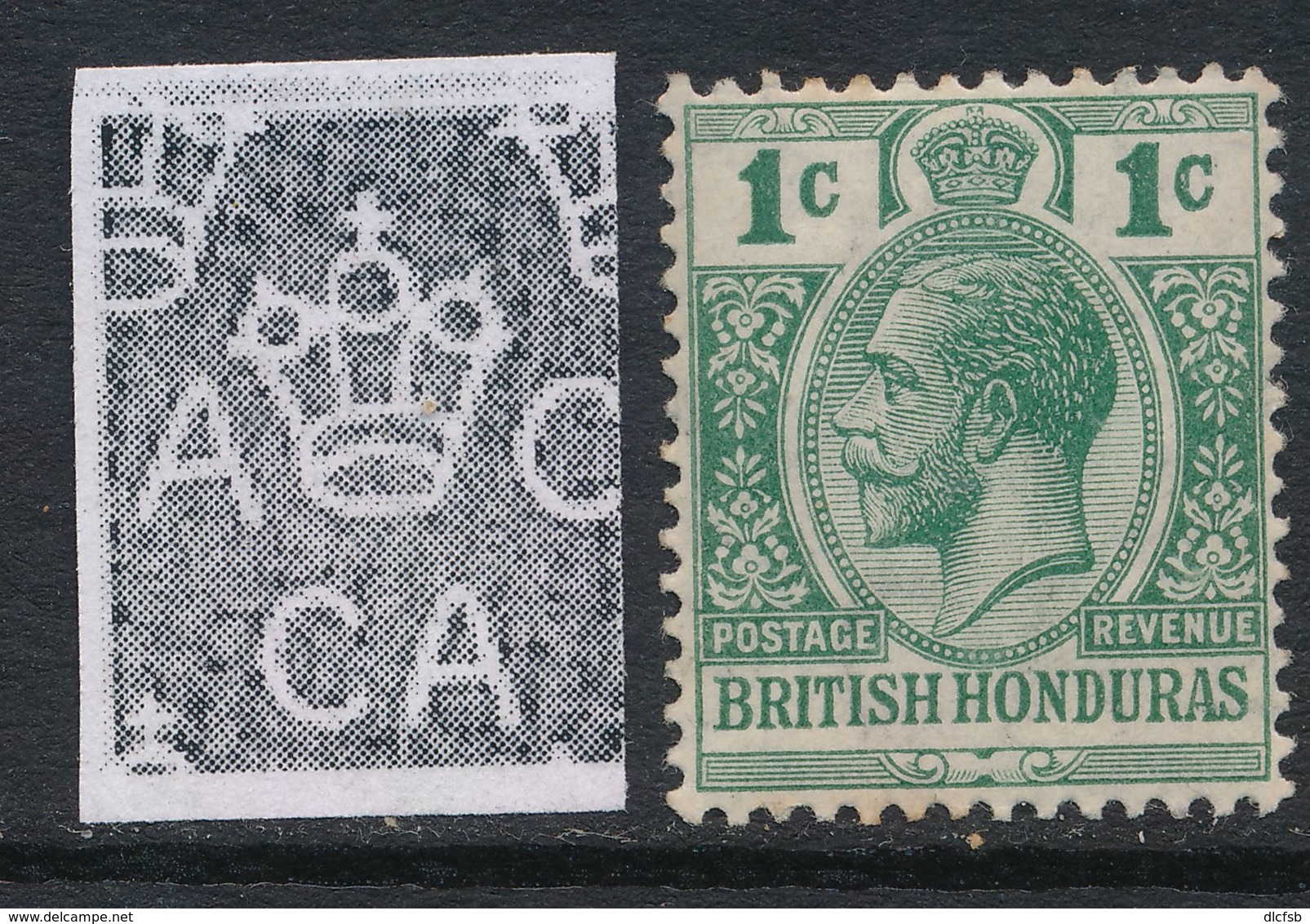 BRITISH HONDURAS, 1912 1c Blue-green Superb MM, Cat £7 - Brits-Honduras (...-1970)