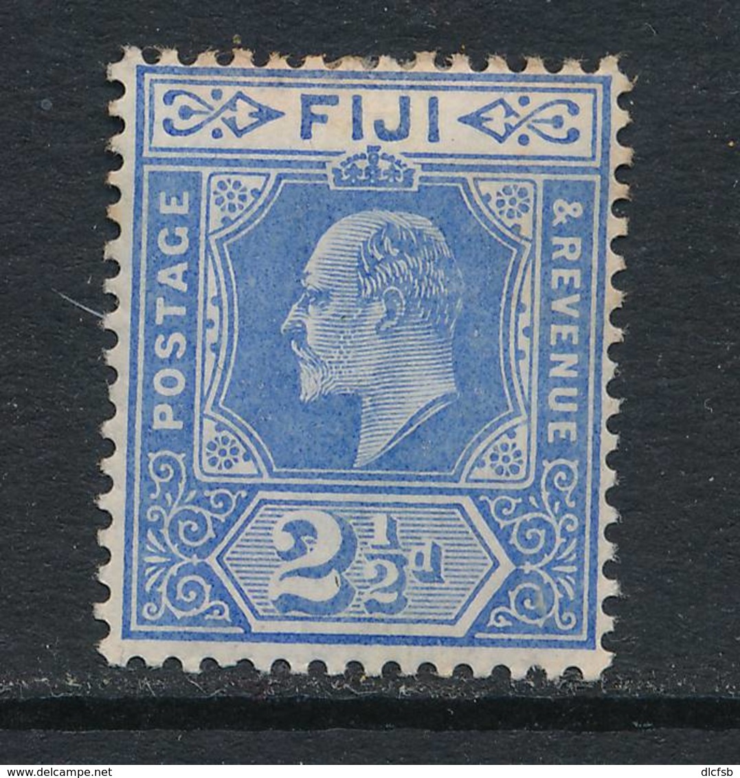 FIJI, 1906 2½d Ultramarine Fine Light MM, Cat £7 - Fiji (...-1970)