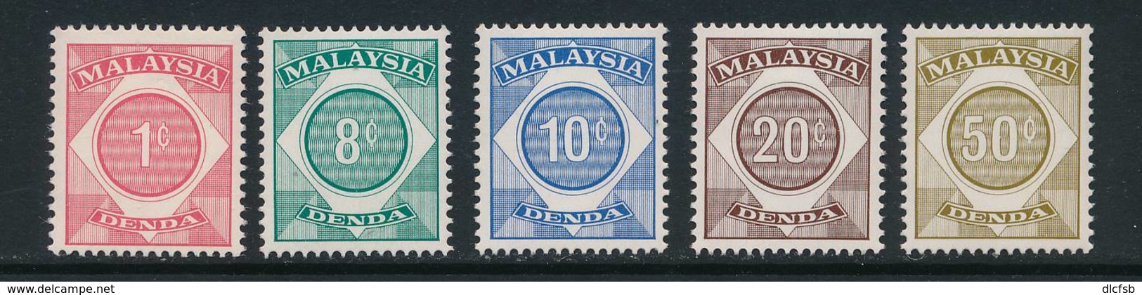 MALAYA, POSTAGE DUE To 50c Unmounted Mint MNH - Straits Settlements