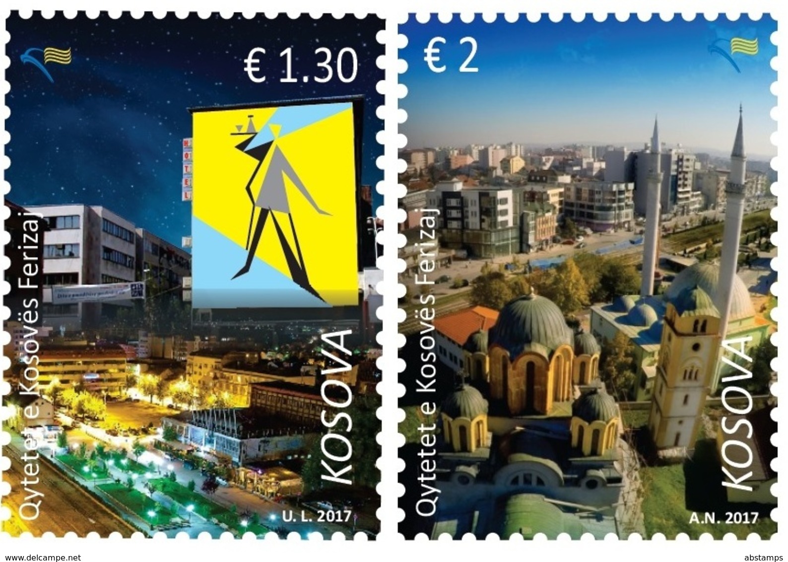 Kosovo Stamps 2017. Cities Of Kosovo - Ferizaj. Set MNH - Kosovo