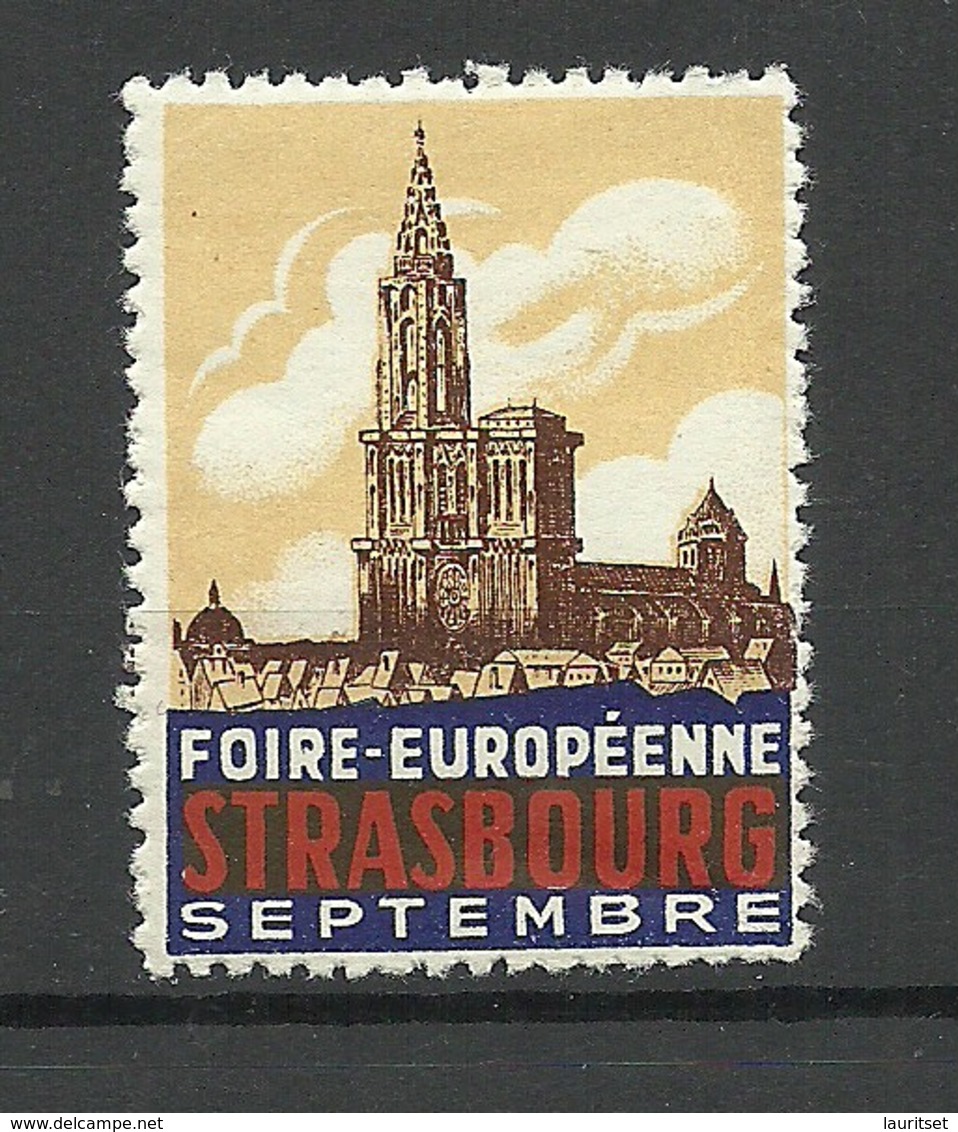 FRANKREICH France Foire Europeenne Strasbourg Vignette MNH - Other & Unclassified