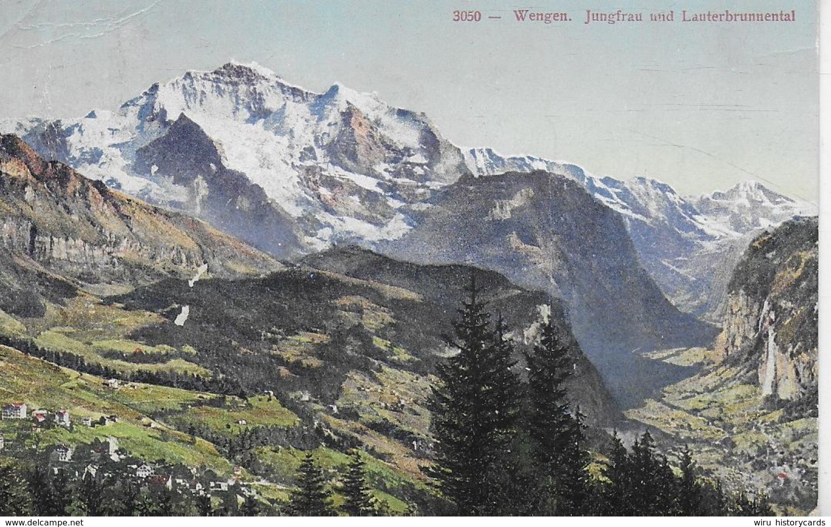 AK 0126  Wengen - Jungfrau Und Lauterbrunnental Um 1909 - Lauterbrunnen