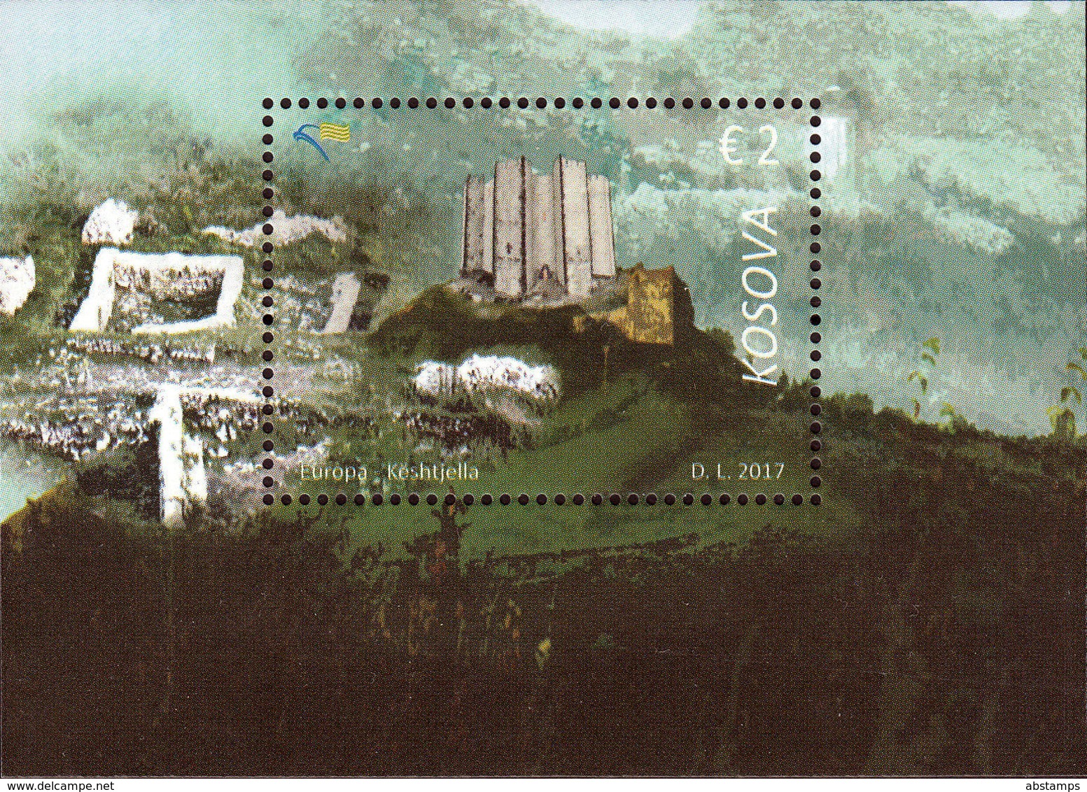 Kosovo Stamps 2017. Europa CEPT, Castles, Fortresses. Block MNH - Kosovo