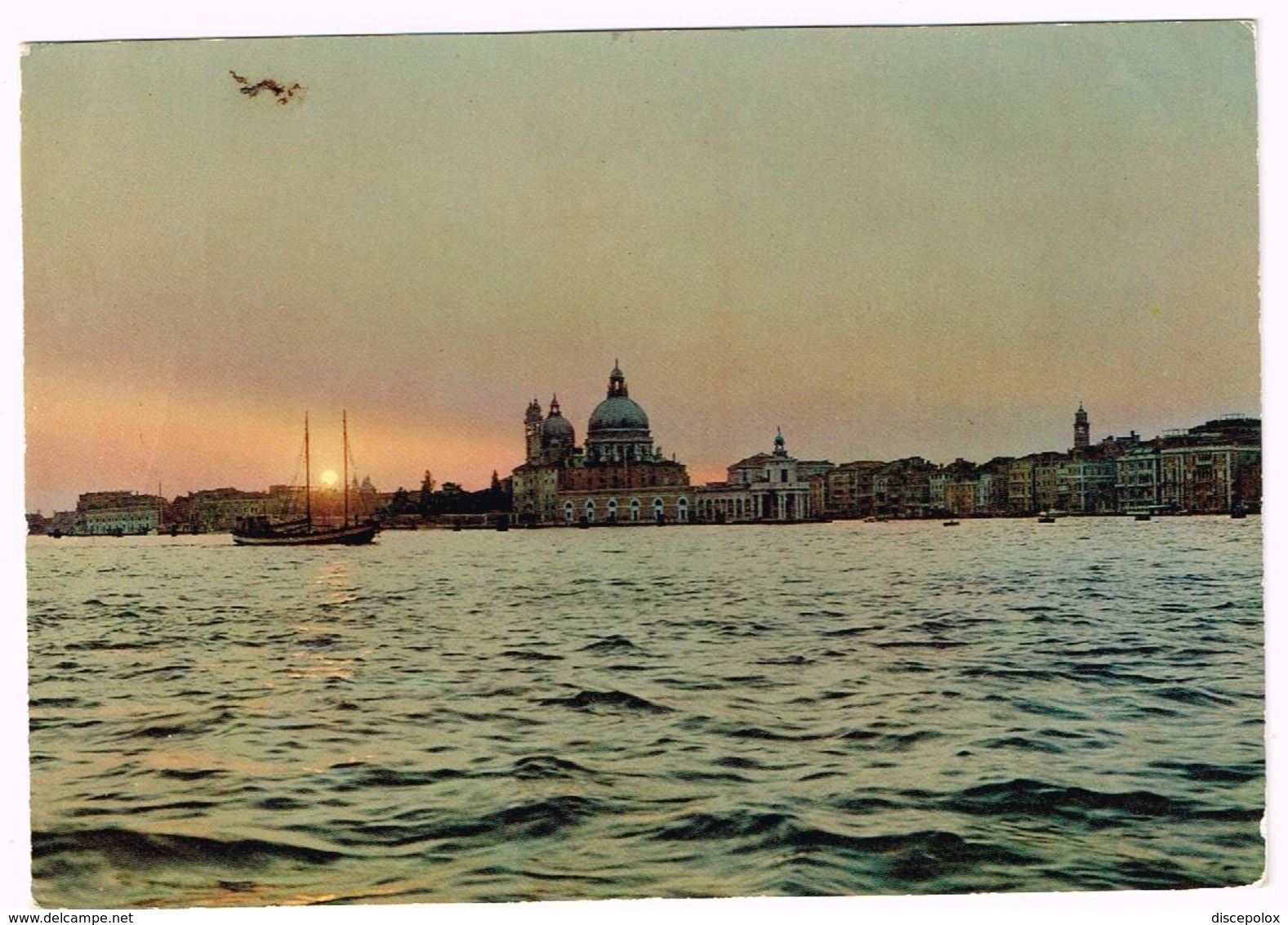 V3678 Venezia - Tramonto Sul Bacino Di San Marco - Coucher Sunset / Viaggiata - Venezia (Venedig)