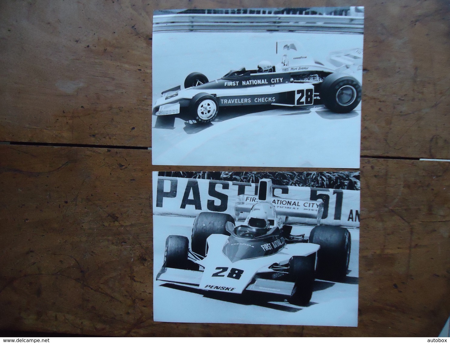 2 Photos De Presse MARK DONOHUE - PENSKE F1 - GRAND PRIX MONACO Formule 1 1975 - Automobili