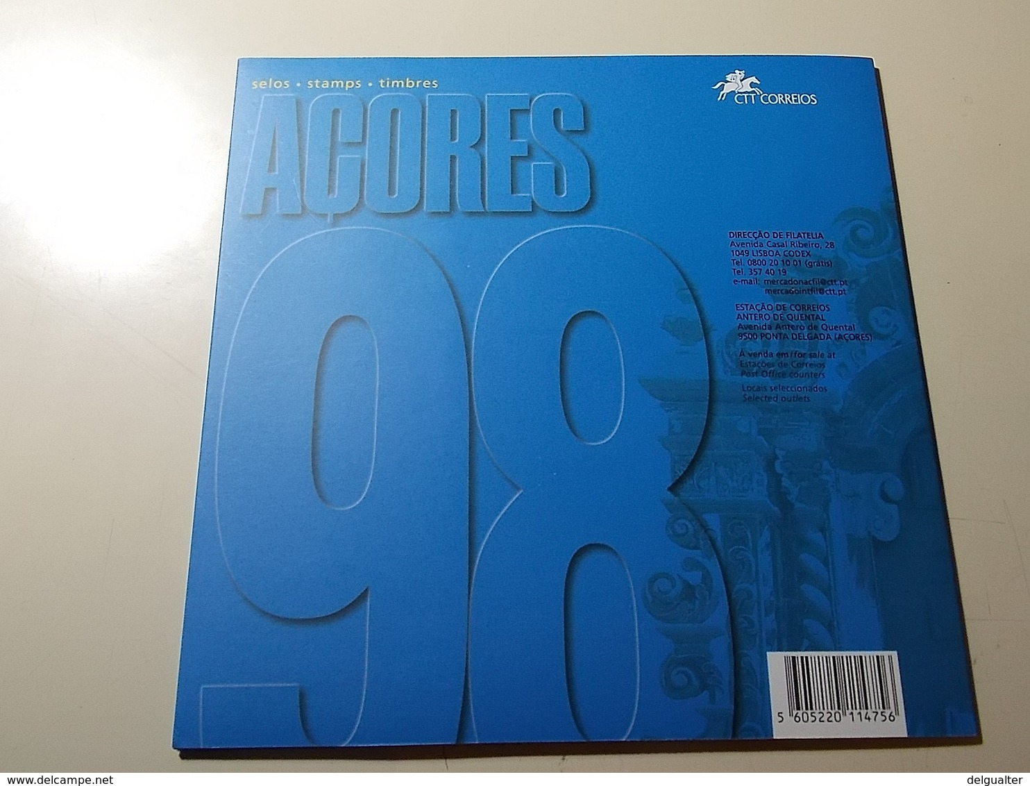 Carteira Anual * Annual Package * 1998 * Açores - Cuadernillos
