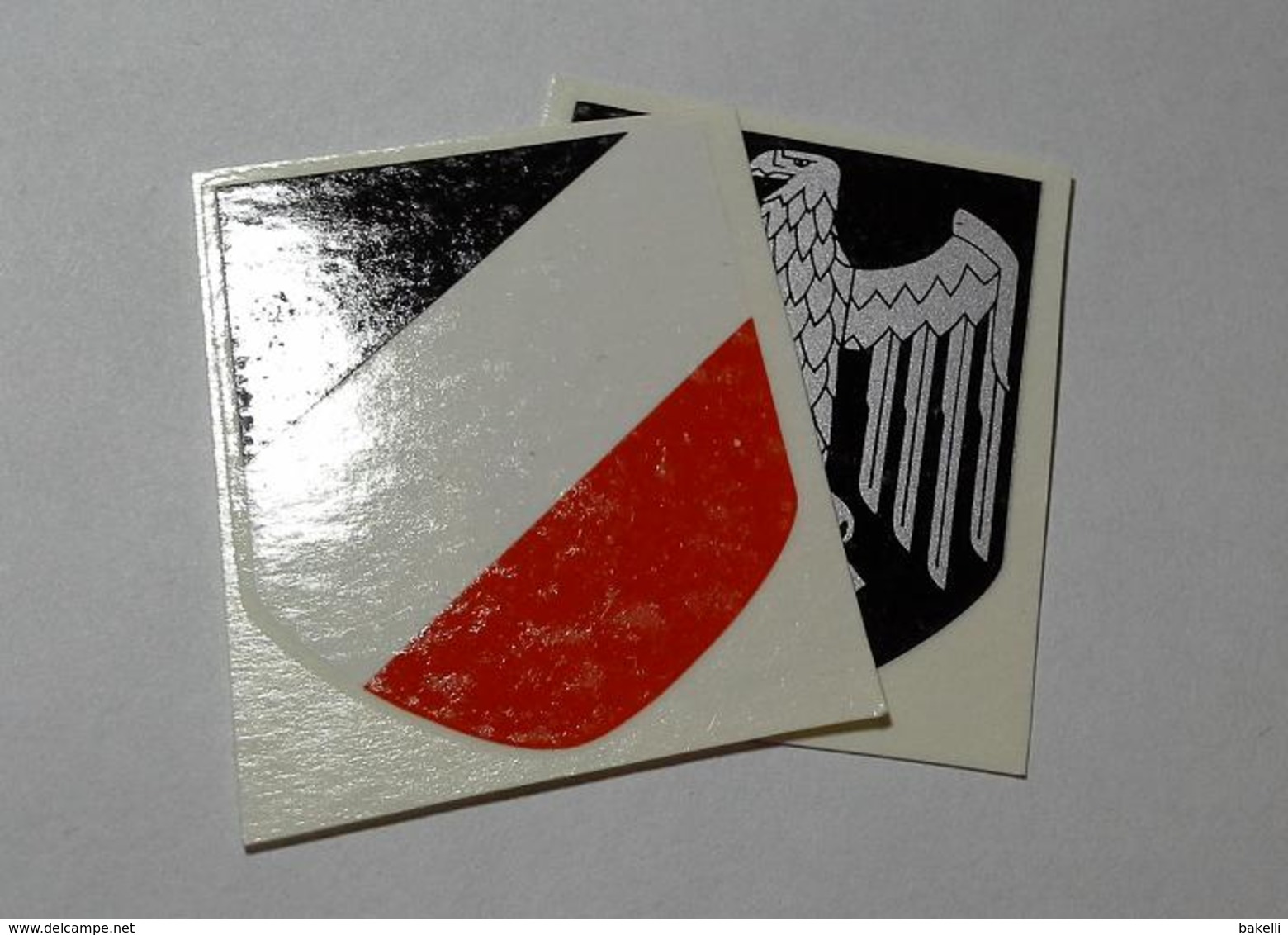 WWII German WH Helmet Decal Set 2 Pcs - 1939-45