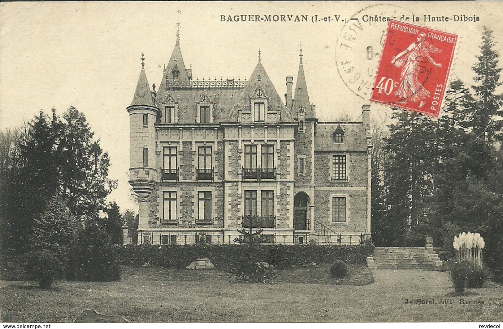 BAGUER-MORVAN  -- Château De La Haute-Dibois                           -- Sorel - Altri & Non Classificati