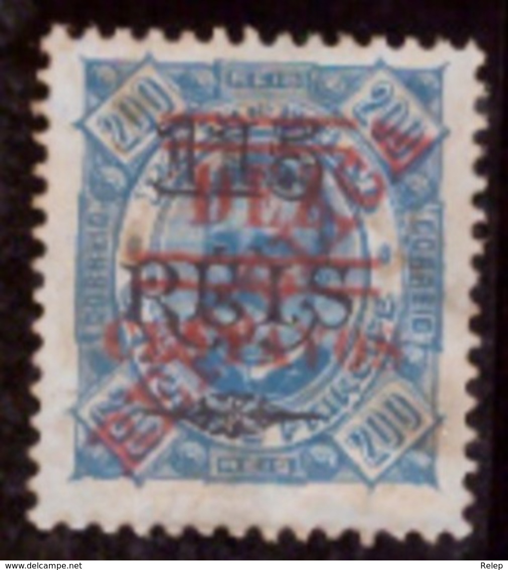 Sao Tomé E Príncipe 1923 -  Surcharged  /Saint-Thomas-et-l’île Du Prince 10/115/200 C/R Blue Paper NEUF - St. Thomas & Prince