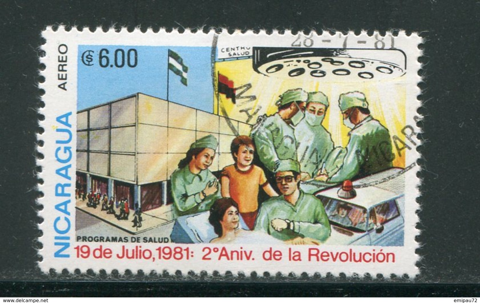 NICARAGUA- P.A Y&T N°961- Oblitéré - Nicaragua