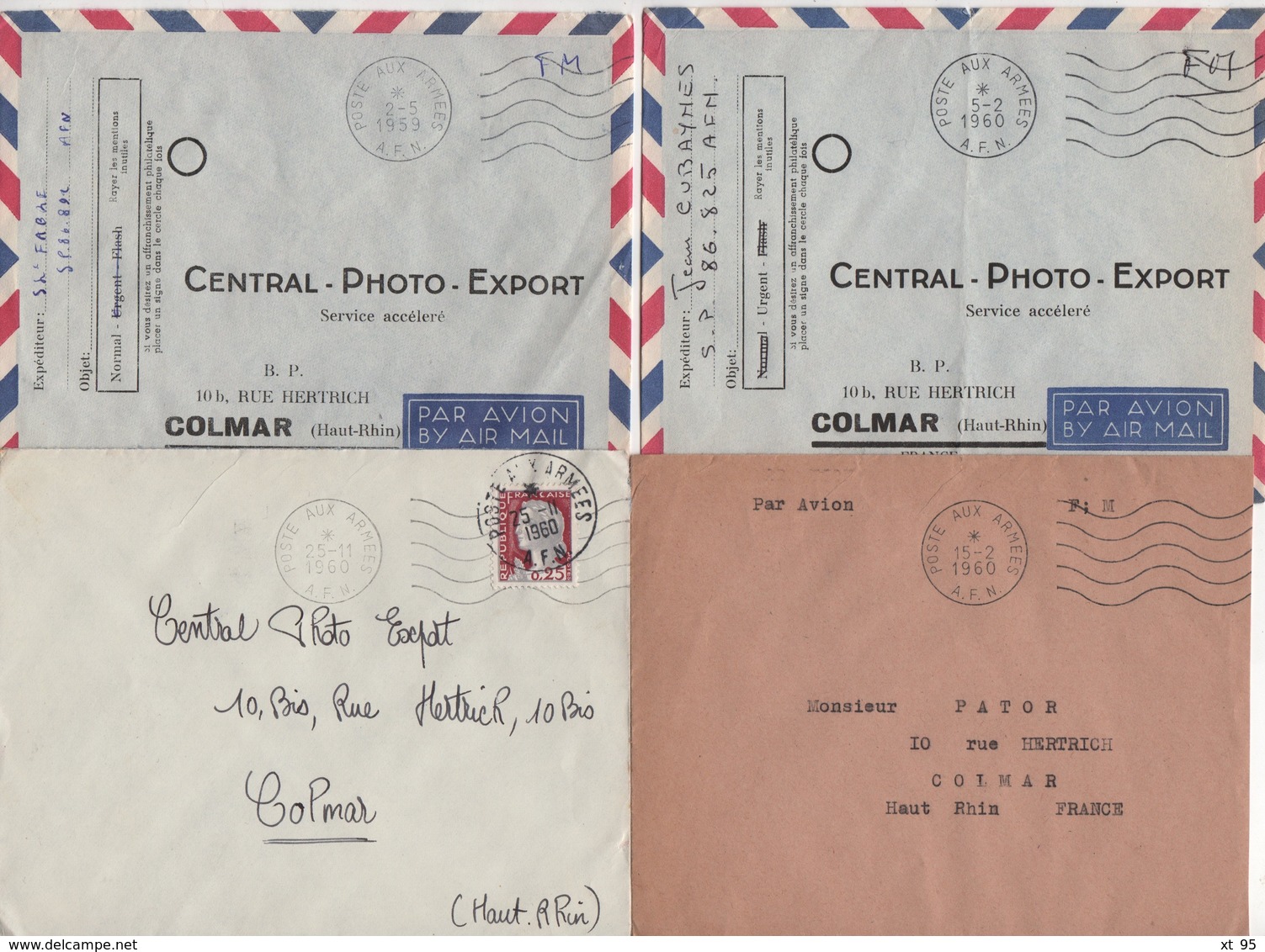 Guerre D'Algerie - Poste Aux Armees AFN - Lot De 20 Lettres - Voir Scan - Oorlog In Algerije