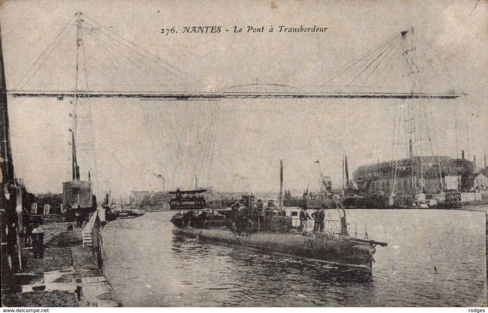 Dep 44 , Cpa NANTES , 276 , Le Pont à Transbordeur (D09.2507) - Nantes