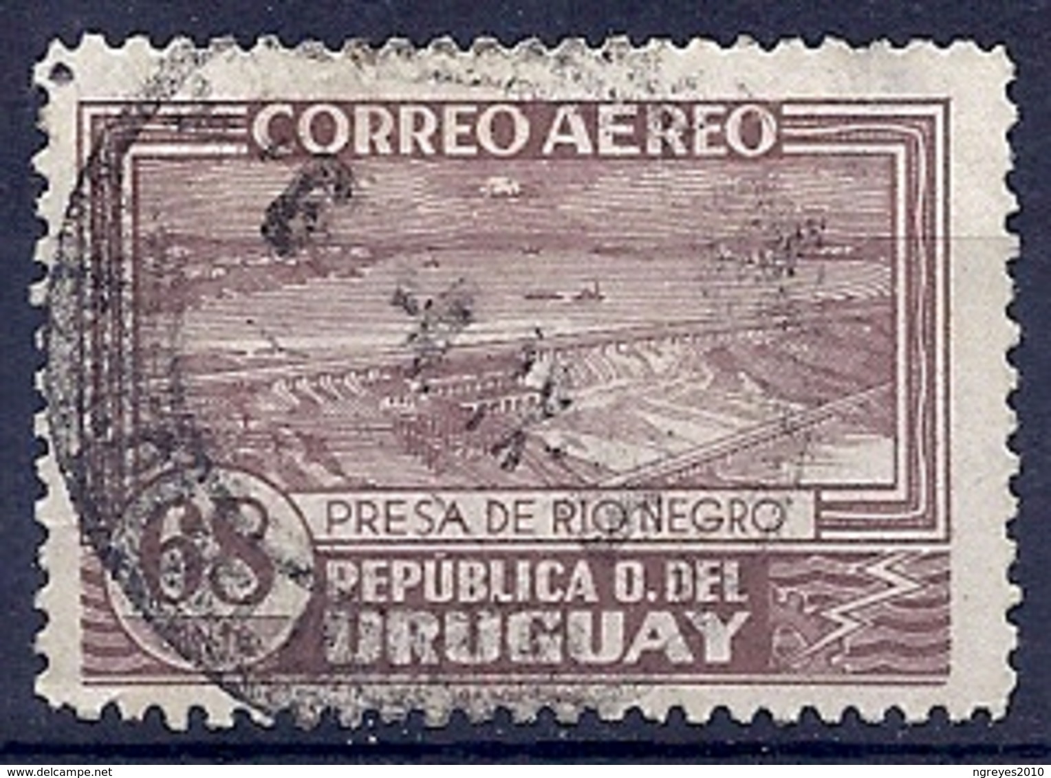 180030889  URUGUAY YVERT  AEREO  Nº   85A - Uruguay