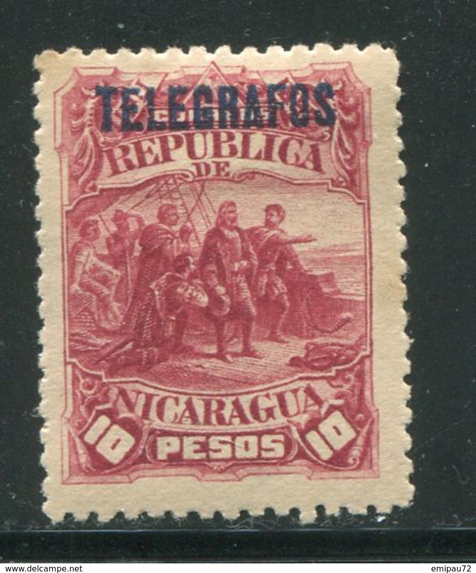 NICARAGUA- Timbre Télégraphe Y&T N°21- Neuf Avec Charnière * - Nicaragua