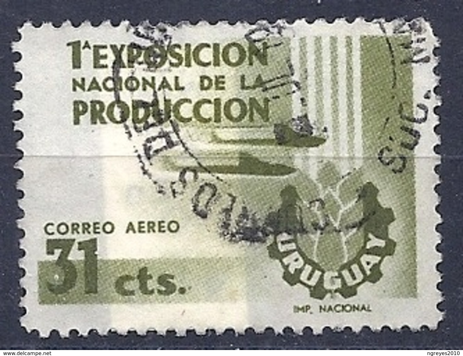 180030896  URUGUAY YVERT  AEREO  Nº   148 - Uruguay