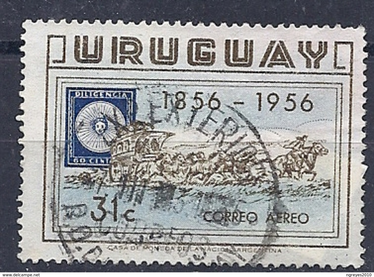 180030899  URUGUAY YVERT  AEREO  Nº   151 - Uruguay