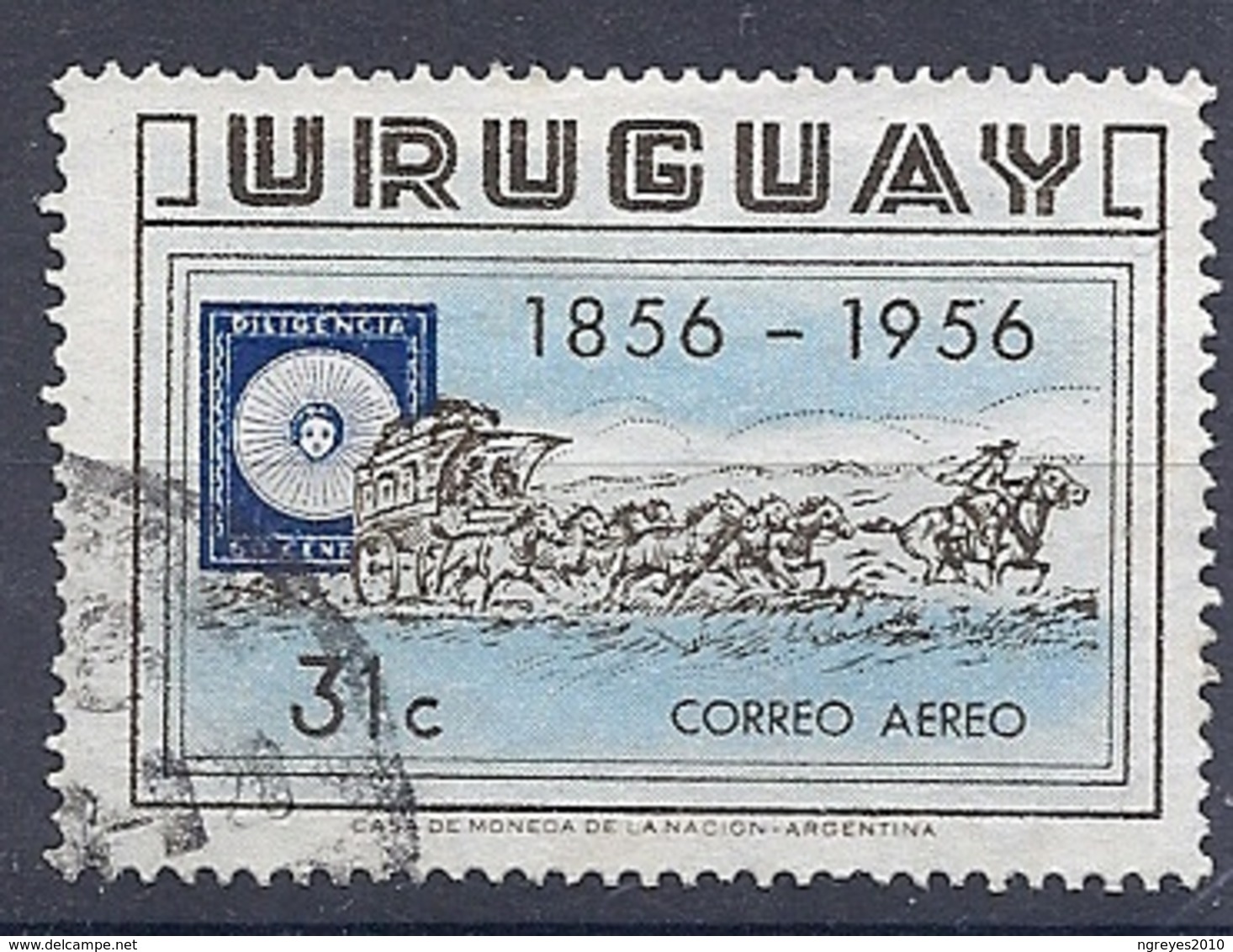 180030900  URUGUAY YVERT  AEREO  Nº   151 - Uruguay