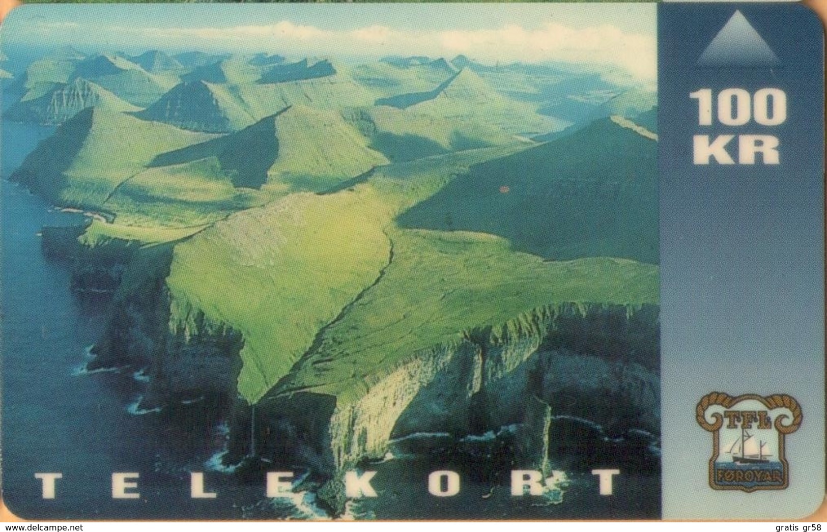 Faroe Isl. - FO-FOT-0003, Ambadalur, Landscapes, 100 Kr, 10,000ex, 3/93, Used - Färöer I.