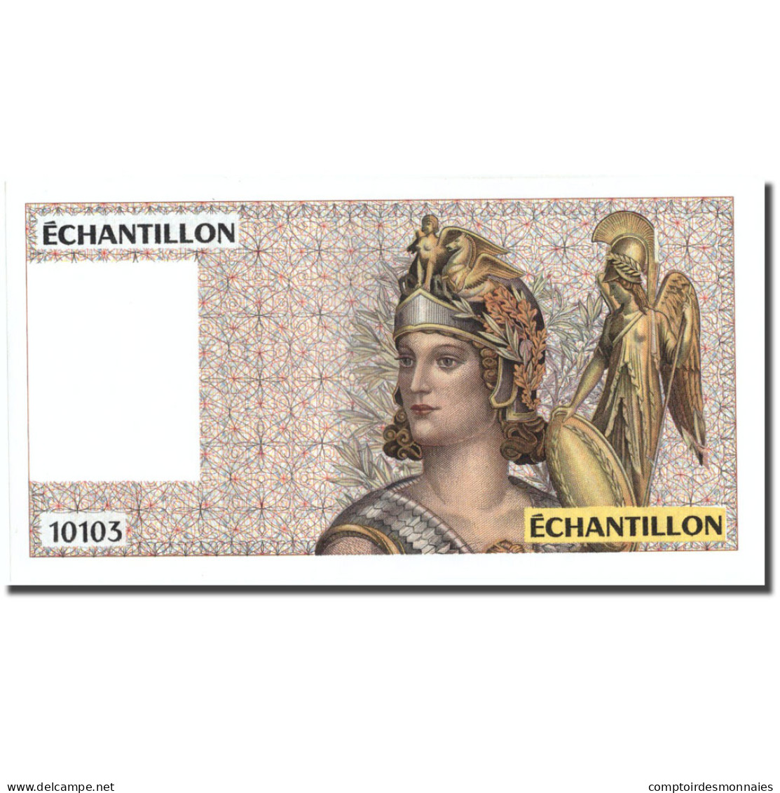 France, Billet échantillon 10103, SPL - Errores