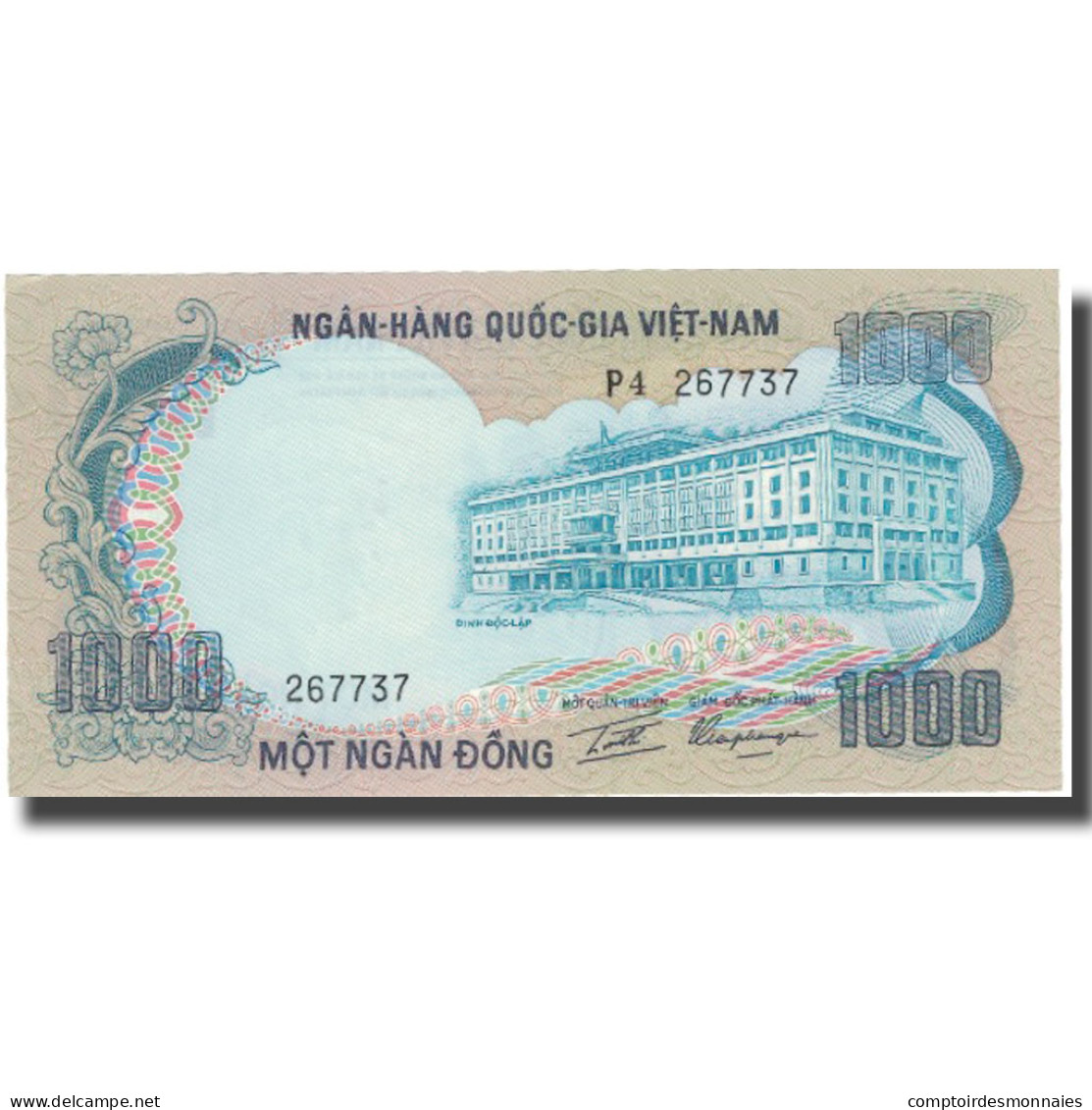 Billet, South Viet Nam, 1000 D<ox>ng, Undated (1992), KM:34a, NEUF - Vietnam