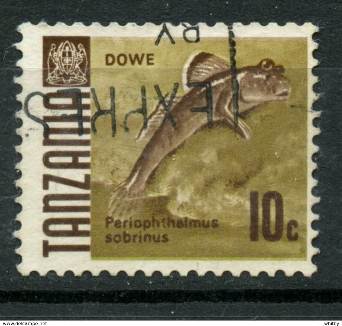 Tanzania 1973 10c Mud Skipper Issue #36 - Tanzania (1964-...)