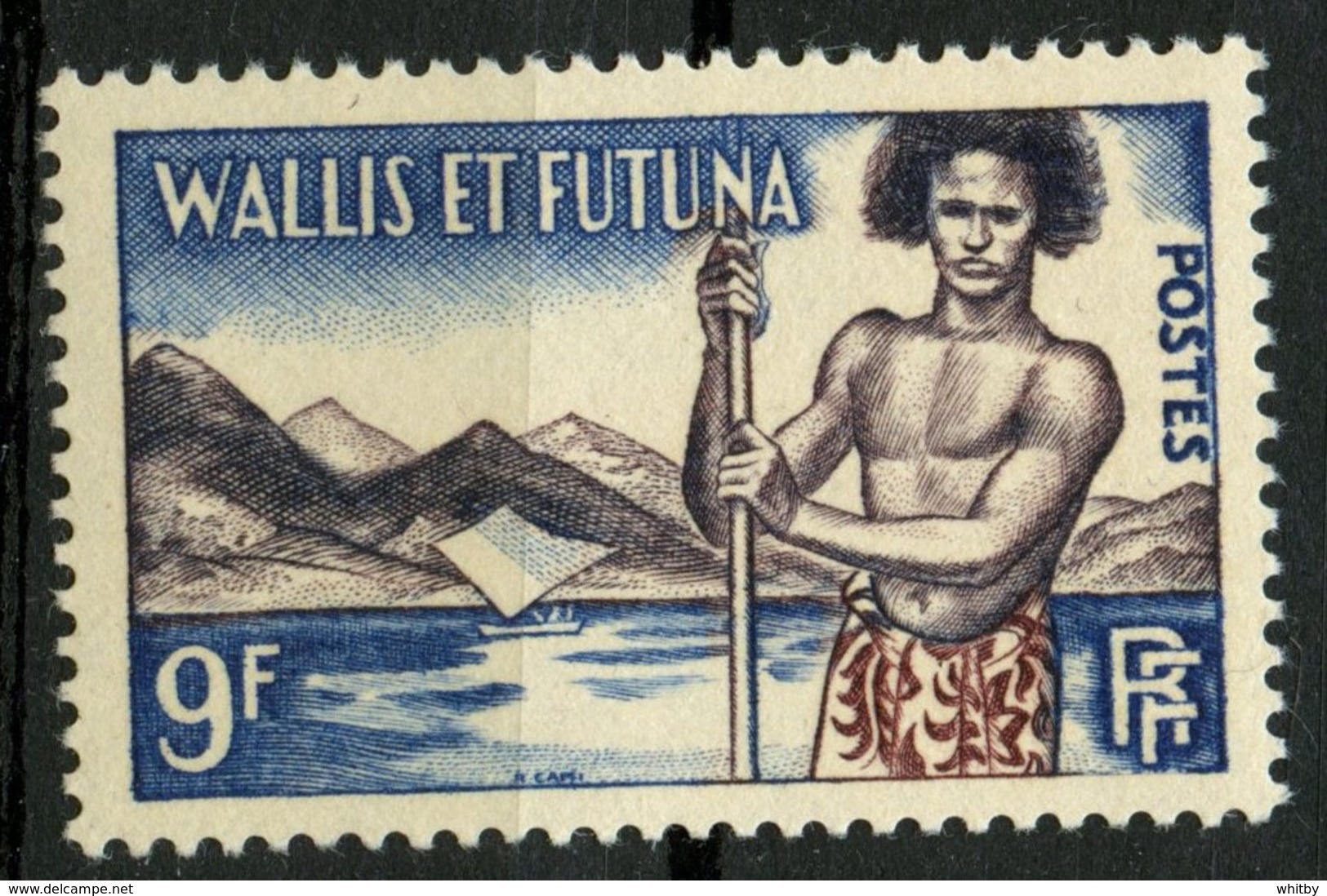 Wallis And Futuna Islands 1957 9f Islander Issue #151   MNH - Nuovi