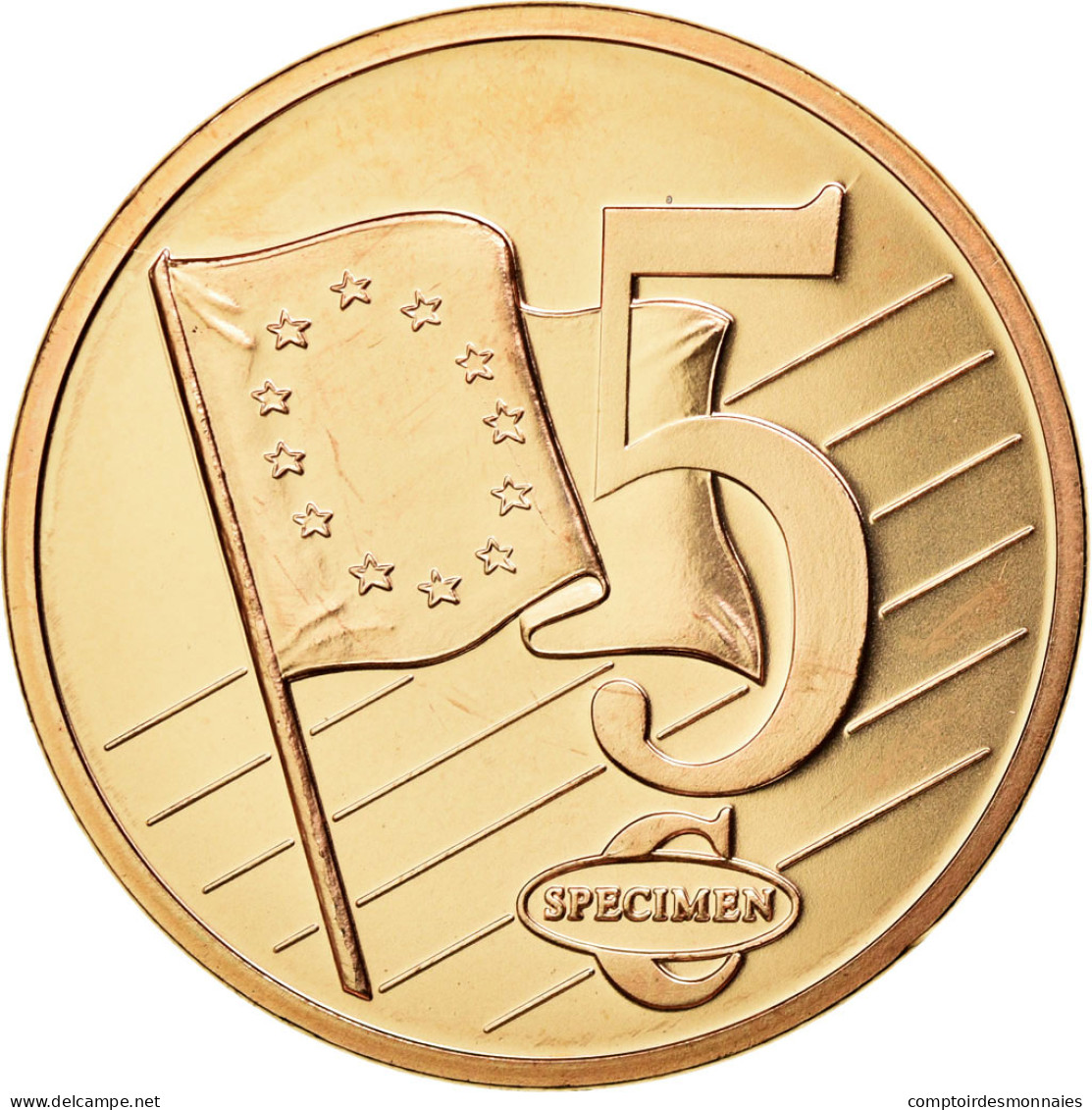 Vatican, Médaille, 5 C, Essai-Trial Benoit XVI, 2012, FDC, Cuivre - Autres & Non Classés