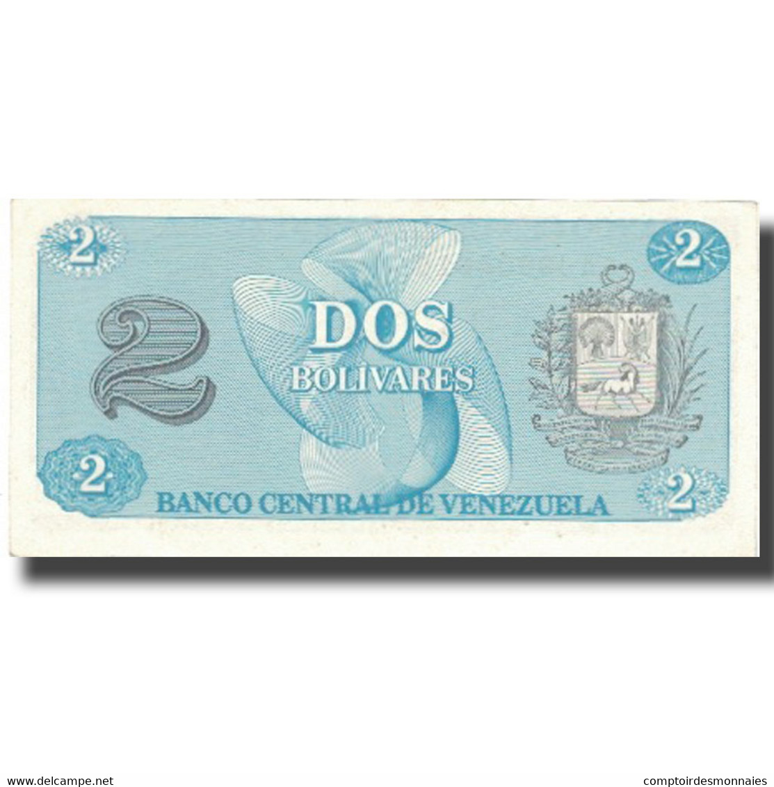 Billet, Venezuela, 2 Bolivares, 1989, 1989-10-05, KM:69, TTB+ - Venezuela