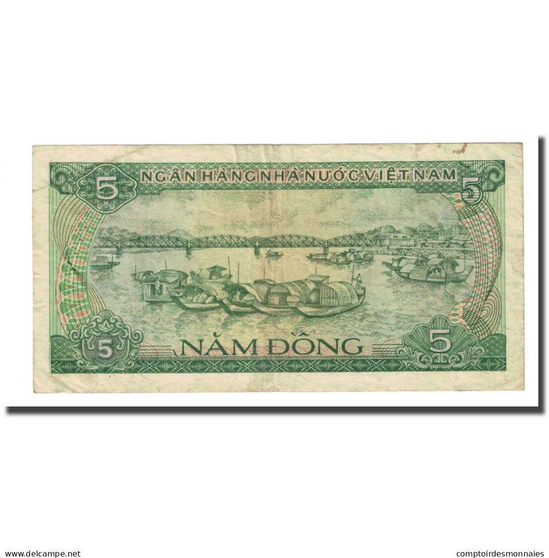 Billet, Viet Nam, 5 D<ox>ng, 1985, KM:92a, TB - Vietnam