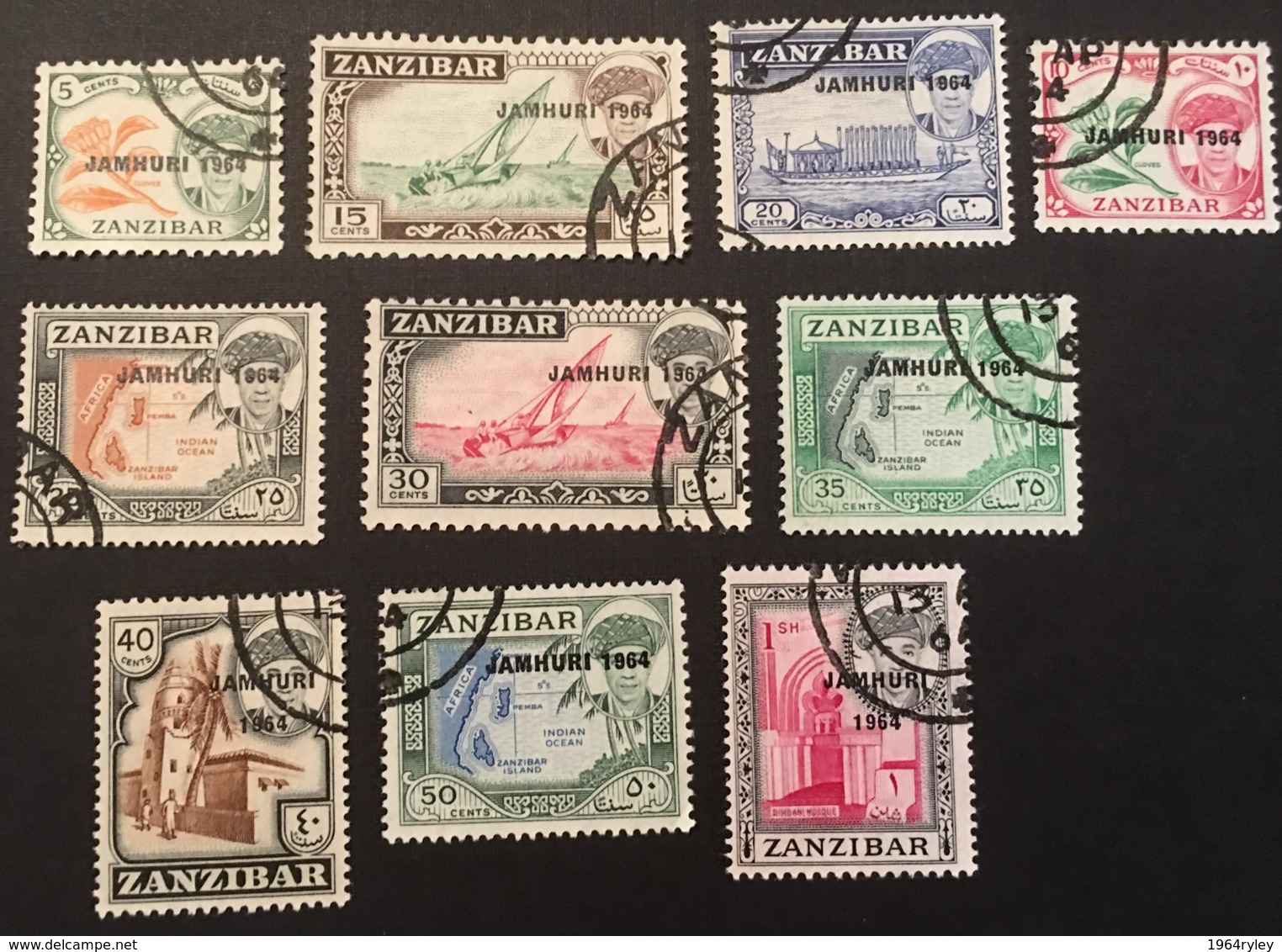 ZANZIBAR - (0) -1964 - # 285/295 - Zanzibar (1963-1968)