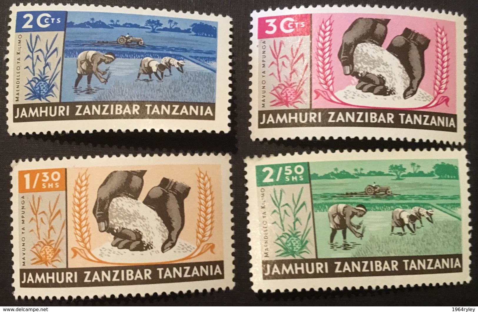 ZANZIBAR - MH* -1965 - # 323/326 - Zanzibar (1963-1968)