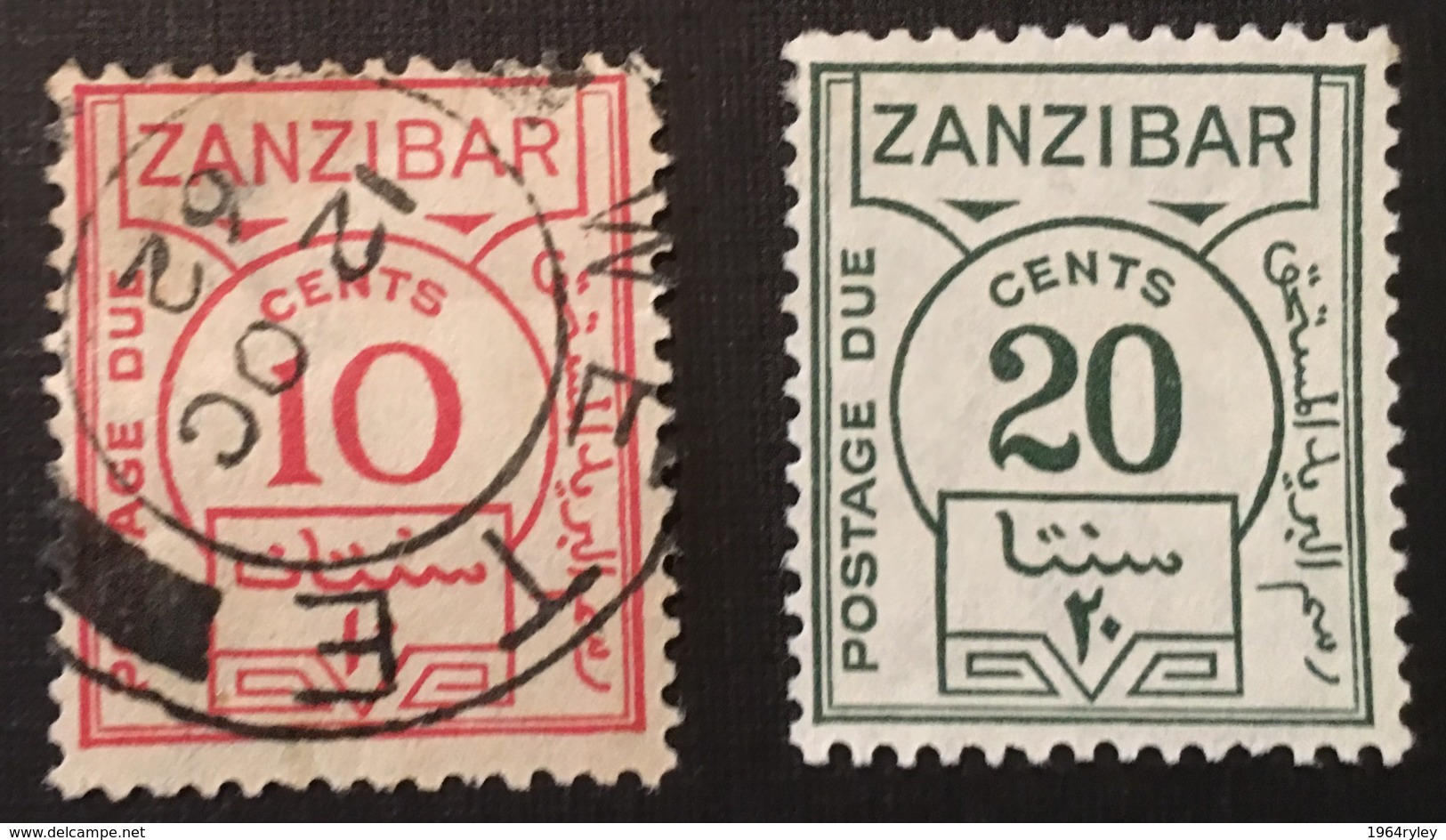 ZANZIBAR - MU -1936 - # J19/20 - Zanzibar (...-1963)