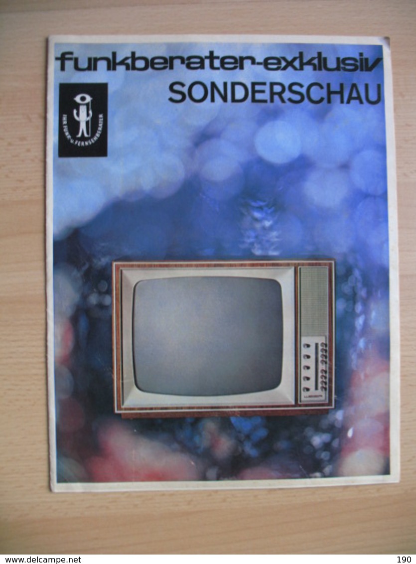 Funkberater-exklusiv SONDERSCHAU(sales Catalogue):TELEVISION,RADIO,gramophone - Reclame