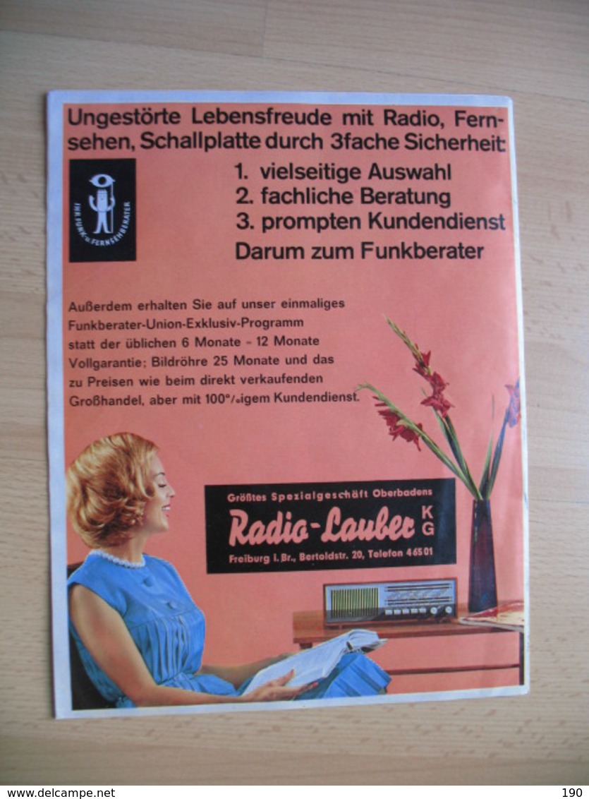 Funkberater-exklusiv SONDERSCHAU(sales Catalogue):TELEVISION,RADIO,gramophone - Publicités