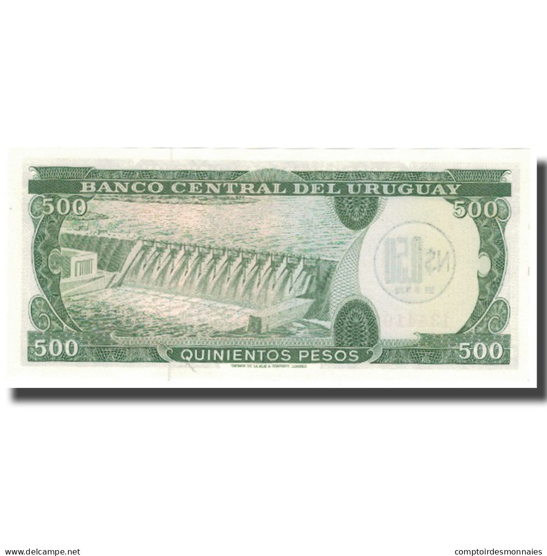 Billet, Uruguay, 0.50 Nuevo Peso On 500 Pesos, KM:54, NEUF - Uruguay