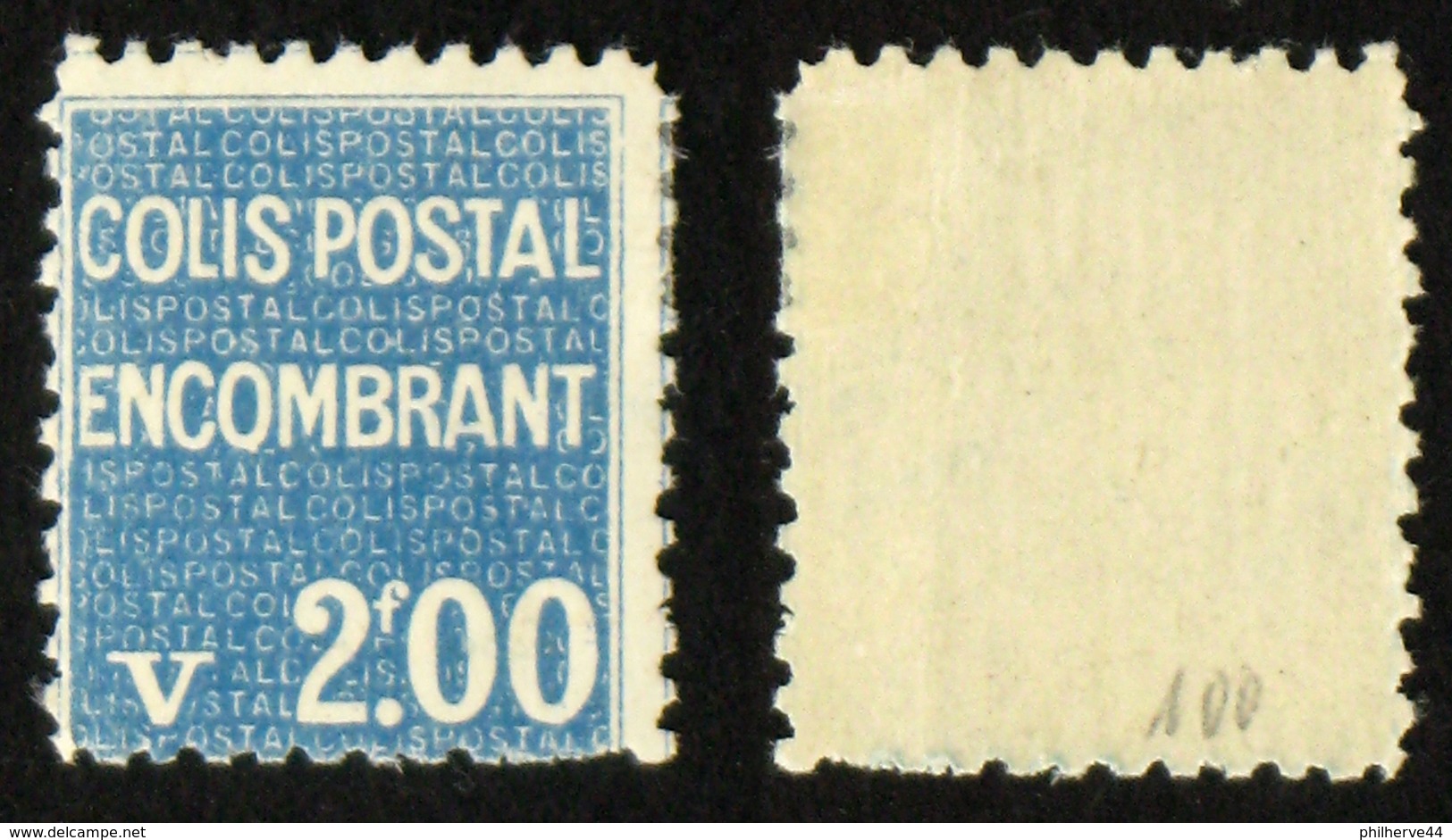 COLIS POSTAUX N° 100 Neuf N* TB Cote 50€ - Neufs