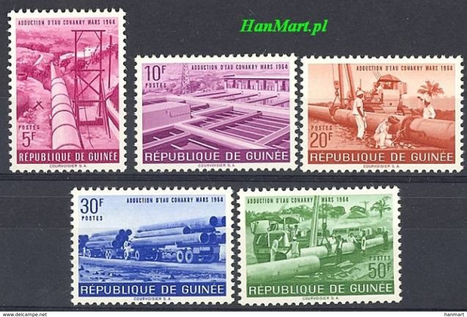 Guinea 1964 Mi 230-234 MNH ( ZS5 GUR230-234 ) - Usines & Industries