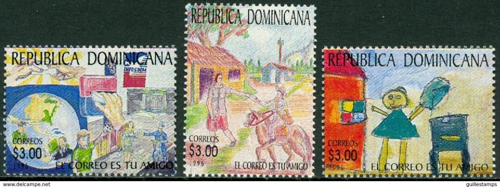 DOMINICAN REPUBLIC 1996 MAIL HANDLING AND DELIVERY** (MNH) - Dominikanische Rep.