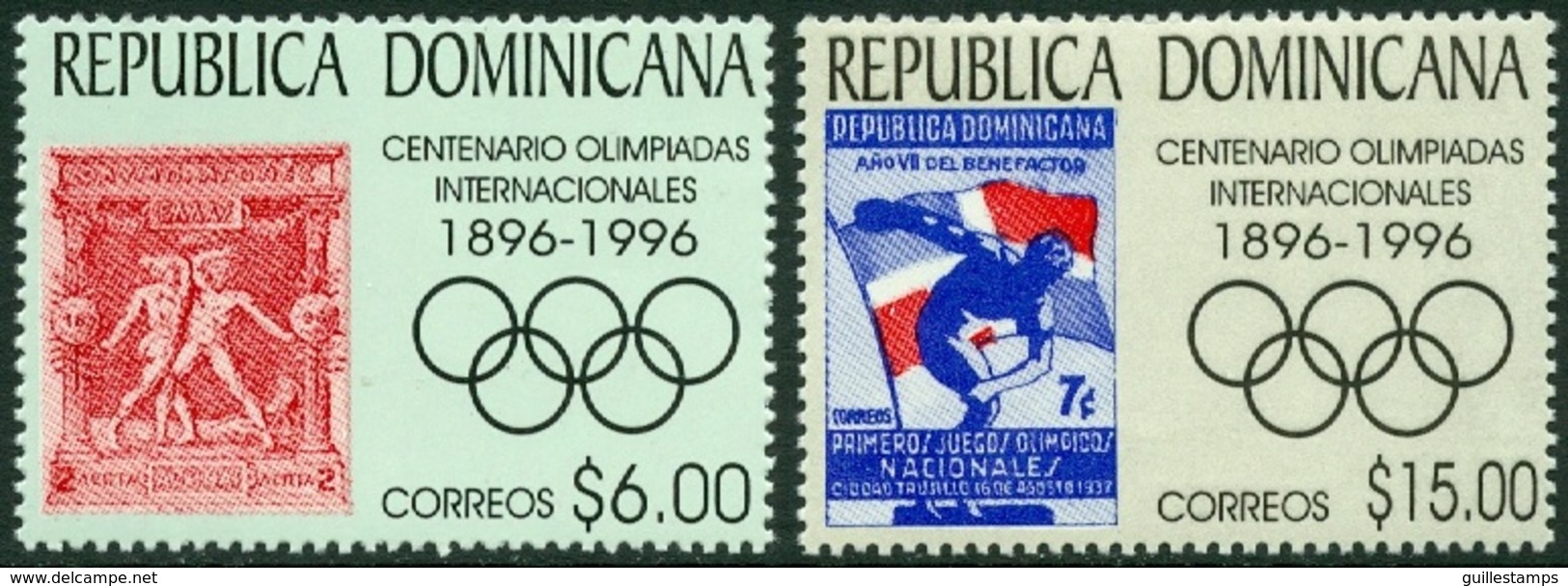 DOMINICAN REPUBLIC 1996 MODERN OLYMPICS CENTENARY** (MNH) - República Dominicana