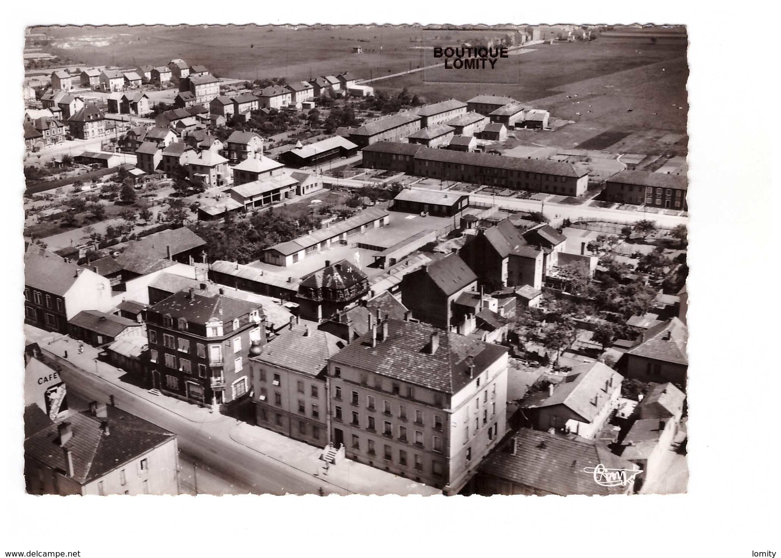 57 Maizieres Les Metz Vue Panoramique Aerienne Edit Combier Cachet Maizieres 1956 CPSM GF - Sonstige & Ohne Zuordnung