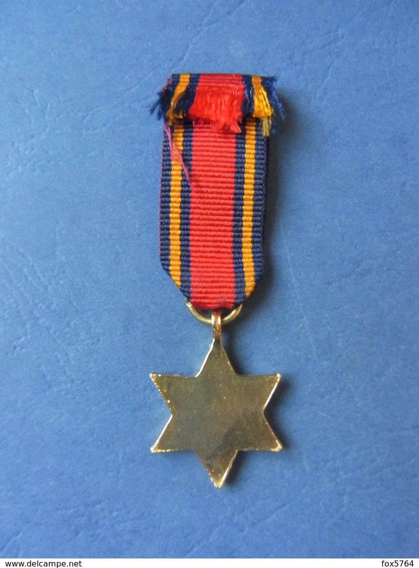 WW2 / MEDAILLE ANGLETERRE / DECORATION / BURMA STAR / ROYAUME-UNI / ORIGINAL - United Kingdom